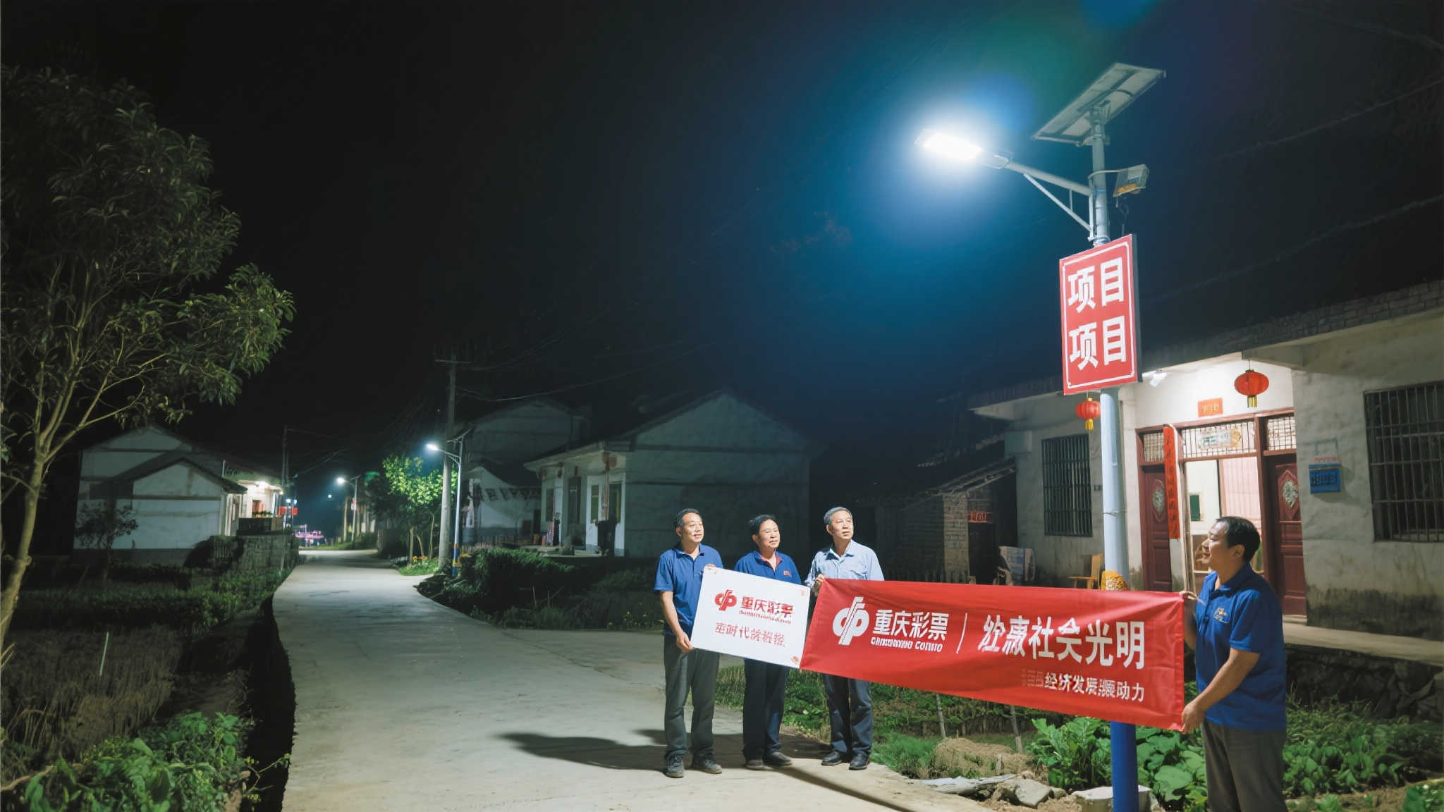 重庆福彩助力乡村振兴 2400盏路灯照亮前行路 随着项目的逐步推进,相信会有越来越多的村